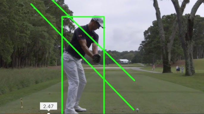 Golf swing analysis draw tools